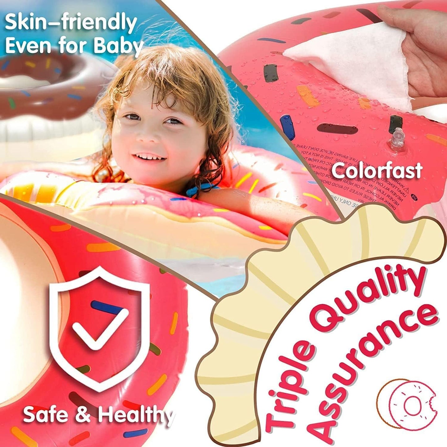 Donut Tube & Ring for Beach & Pool